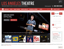 Tablet Screenshot of los-angeles-theatre.com